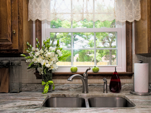 beautifully designed window showcasing different styles and colors, by Westport Window Contractor.